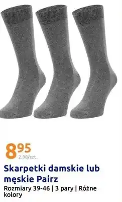 Action Skarpetki damskie lub męskie różne kolory oferta