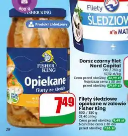 Dino Filety śledziowe opiekane w zalewie Fisher King oferta