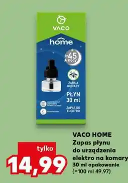 Kaufland VACO HOME Zapas płynu do urządzenia elektro na komary 30 ml opakowanie oferta