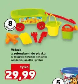 Kaufland Wózek z zabawkami do piasku oferta