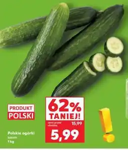 Kaufland Polskie ogórki, luzem 1 kg oferta