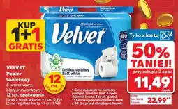 Kaufland Velvet papier toaletowy oferta
