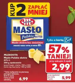 Kaufland MLEKOVITA Masło Polskie ekstra 82% tł oferta