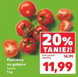 Kaufland Pomidory na gałązce luzem 1 kg oferta
