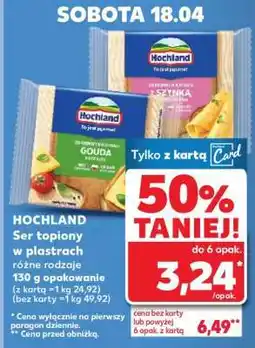 Kaufland HOCHLAND Ser topiony w plastrach oferta