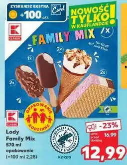 Kaufland Lody Family Mix oferta