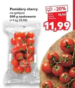 Kaufland Pomidory cherry na gałązce 500 g opakowanie oferta
