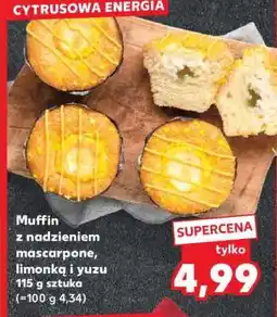 Kaufland Muffin z nadzieniem mascarpone, limonką i yuzu oferta