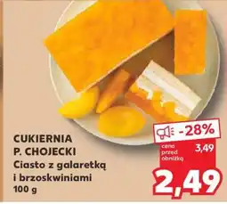Kaufland Ciasto z galaretką i brzoskwiniami 100 g oferta