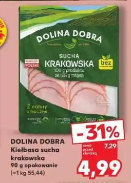 Kaufland DOLINA DOBRA Kiełbasa sucha krakowska oferta