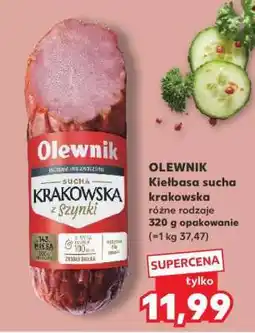 Kaufland OLEWNIK Kiełbasa sucha krakowska oferta