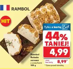 Kaufland RAMBOL Rolada serowa z orzechami 100 g oferta