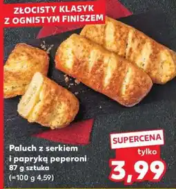 Kaufland Paluch z serkiem i papryką peperoni oferta