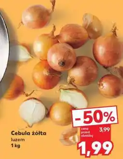 Kaufland Cebula żółta luzem 1 kg oferta