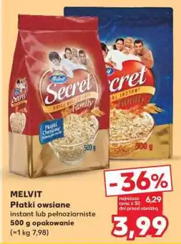 Kaufland MELVIT Płatki owsiane oferta