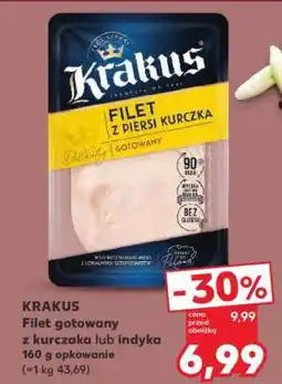 Kaufland KRAKUS Filet gotowany z kurczaka lub indyka oferta
