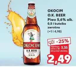 Kaufland OKOCIM O.K. BEER oferta