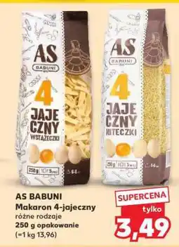 Kaufland AS BABUNI Makaron 4-jajeczny oferta