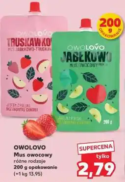 Kaufland OWOLOVO Mus owocowy oferta