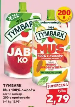 Kaufland TYMBARK Mus 100% owoców oferta