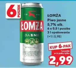 Kaufland ŁOMŻA Piwo Jasne 5,7% alk oferta