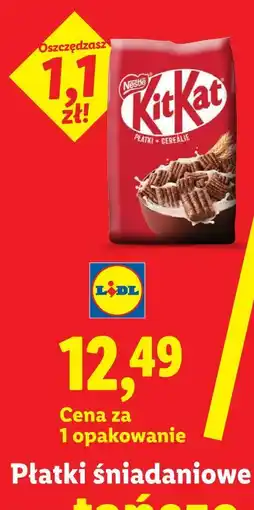 Lidl Płatki śniadaniowe KitKat Nestlé oferta