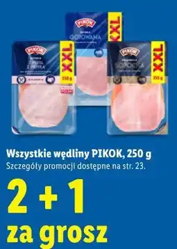 Lidl Wszystkie wędliny PIKOK oferta