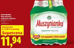 Lidl Woda mineralna magnezowo-wapniowa Muszynianka sześciosztuk oferta