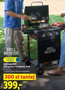 Lidl Grill gazowy 3-palnikowy, 9 kW oferta
