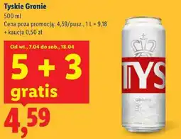Lidl Tyskie Gronie oferta