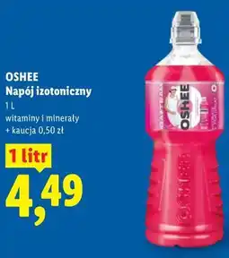 Lidl OSHEE Napój izotoniczny 1 L witaminy i minerały oferta