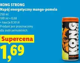 Lidl KONG STRONG Napój energetyczny mango-pomelo oferta