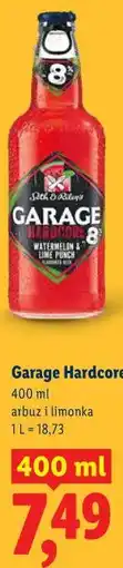 Lidl Garage Hardcore arbuz i limonka oferta