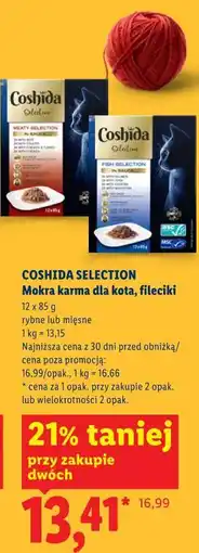Lidl Mokra karma dla kota, fileciki oferta