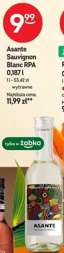 Żabka Asante Sauvignon Blanc Wino oferta