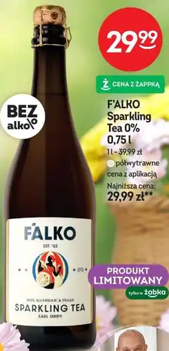 Żabka Wino F'alko Sparkling Tea 0% oferta