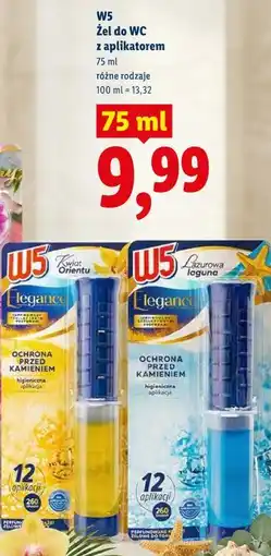 Lidl Żel do WC z aplikatorem W5 oferta