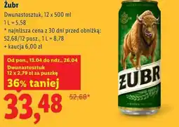Lidl Żubr oferta