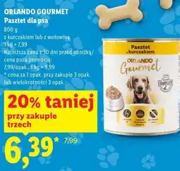 Lidl Pasztet dla psa oferta