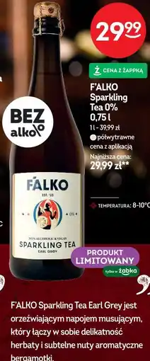 Żabka F'ALKO Sparkling Tea 0% oferta