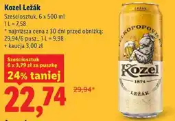 Lidl Kozel Ležák oferta