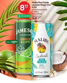 Żabka Malibu Pina Colada, Jameson Ginger Lime oferta