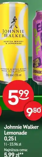 Żabka Johnnie Walker Lemonade oferta