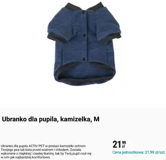 Ubranko dla pupila, kamizelka, M