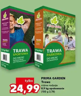 PRIMA GARDEN Trawa różne rodzaje 0,9 kg opakowanie