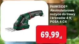 Lidl PARKSIDE Akumulatorowe nożyce do trawy i krzewów 4 V, PGSA 4 C4 oferta