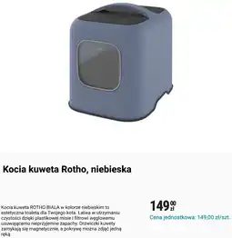 Biedronka Kocia kuweta Rotho, niebieska oferta