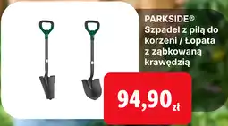 Lidl PARKSIDE Szpadel z piłą do korzeni / Łopata z ząbkowaną krawędzią oferta