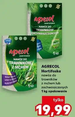 Kaufland AGRECOL Hortifoska nawóz do trawników z mchem lub zachwaszczonych 1 kg opakowanie oferta