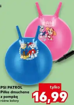 Kaufland PSI PATROL Piłka dmuchana z pompką różne kolory oferta